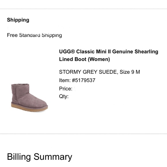 Classic Mini II Boot in Stormy Grey Suede by Ugg - Picture 3 of 3